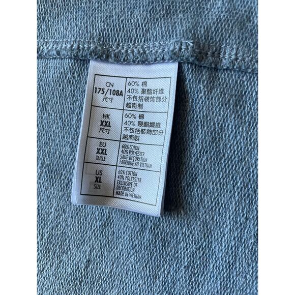 Disney Cowl Neck PullOver Sweatshirt Blue with Mickey Minnie Size XL Retro Print - Picture 6 of 7